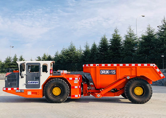 DERUI DRUK-15 15 ton laadcapaciteit Ondergrondse mijnbouw dumptruck met hoge laadkracht