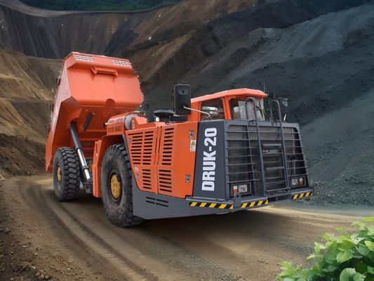 Oorspronkelijke VOLVO-motor DERUI ondergrondse dumper laadlast 20 ton