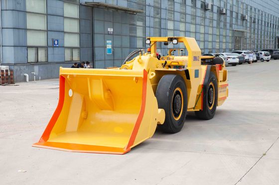 Gepersonaliseerd besturingssysteem laag profiel LHD-lader geel Load Haul Dump Machine
